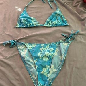 Express swimwear blue bikini